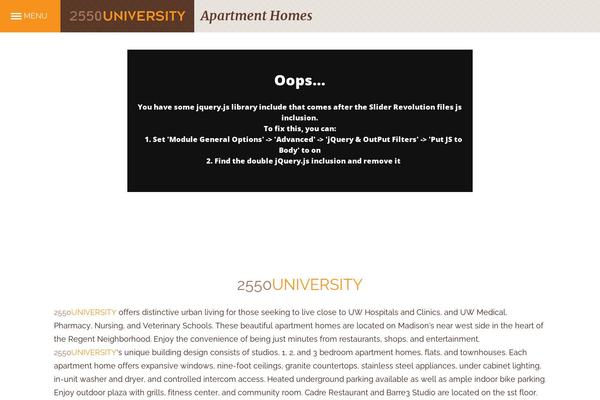 2550university.com site used 2550
