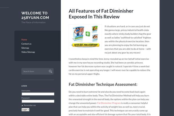 Wilson theme site design template sample