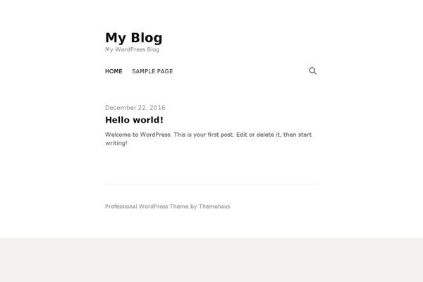 Write theme site design template sample
