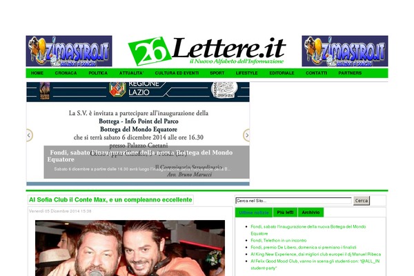 Reporter theme site design template sample