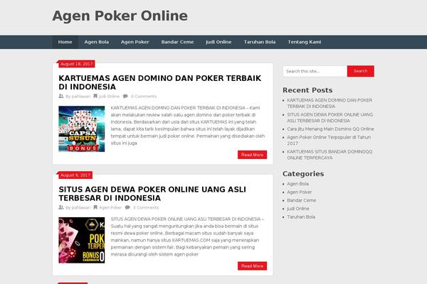 Ribbon Lite theme site design template sample