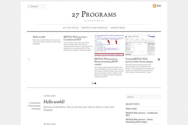 Elemin theme site design template sample