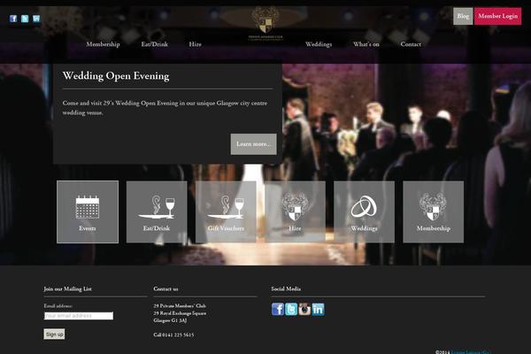 Site using Events-and-bookings plugin
