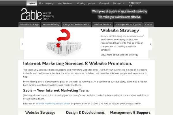 WordPress website screenshot