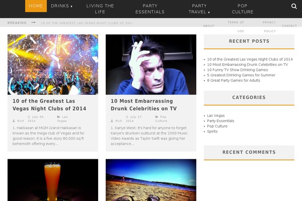 Valenti theme site design template sample