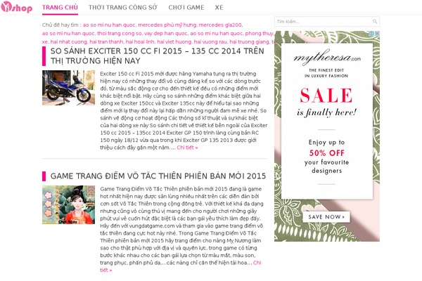 7giosang theme site design template sample