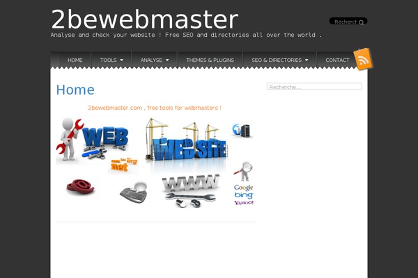 Snowblind theme site design template sample