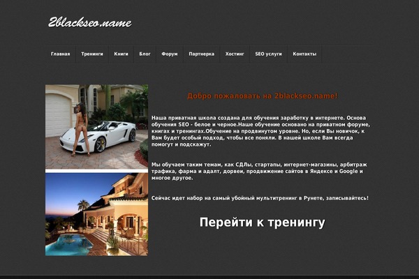 WordPress website example screenshot