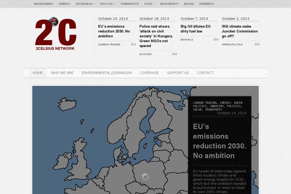 Editorial theme site design template sample