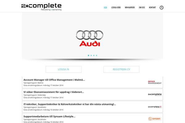 Legenda theme site design template sample