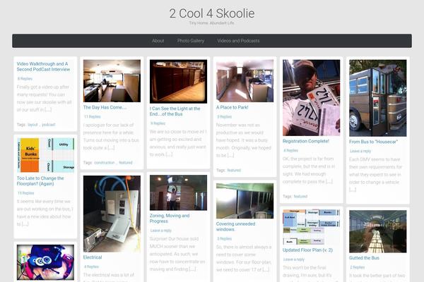 pinpress theme site design template sample