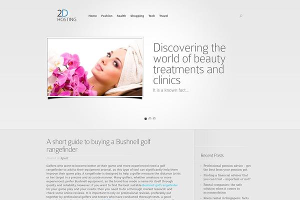 Nova theme site design template sample