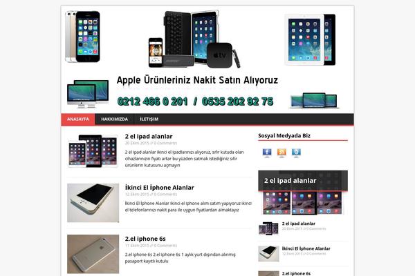 MH Magazine lite theme site design template sample