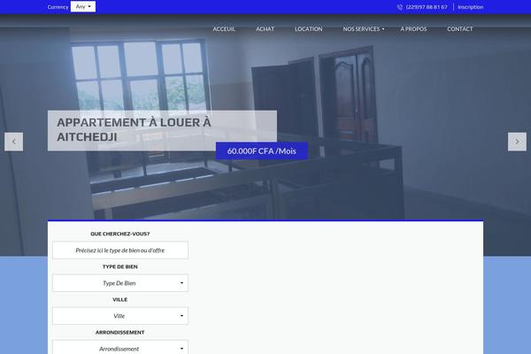 Site using Myhome-idx-broker plugin
