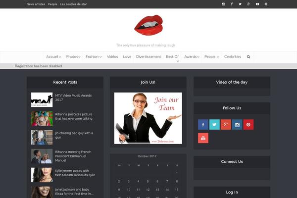 Site using Add Link to Facebook plugin