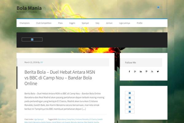 Generate Pro theme site design template sample