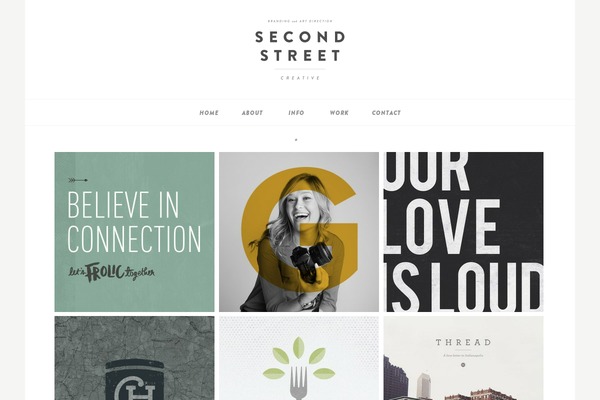 2nd theme websites examples