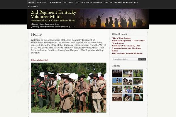 2ndkentucky1812.com site used EXPOSE