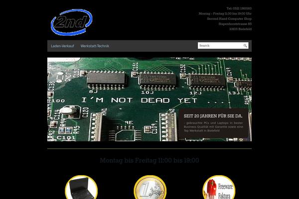 BlackBird theme site design template sample