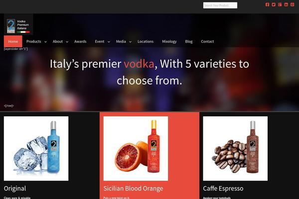 Vegas theme site design template sample