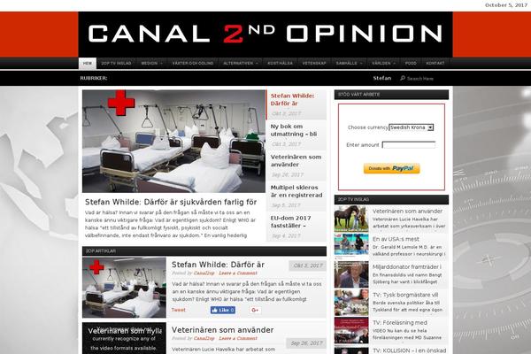 News theme site design template sample