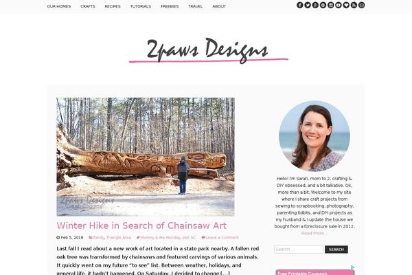2pawsdesigns.com site used Crescent-theme