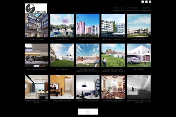 2pmstudio.com site used Modernportfoliores