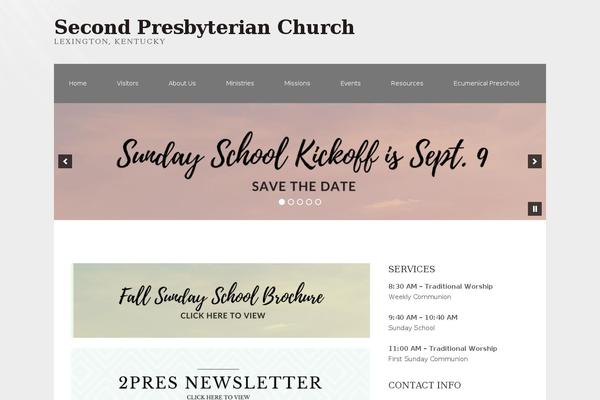 Grace theme site design template sample