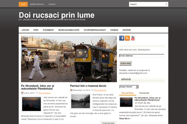 2rucsaci.ro site used Newsforce