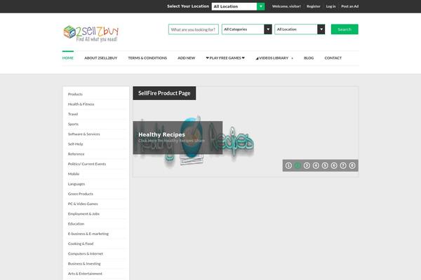 Classiera theme websites examples