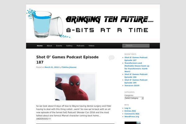 Twenty Eleven theme site design template sample