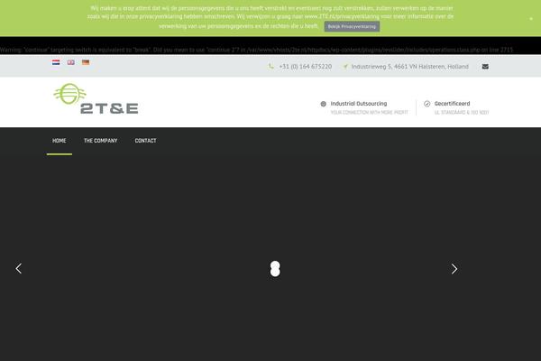 Site using WP Notification Bars plugin