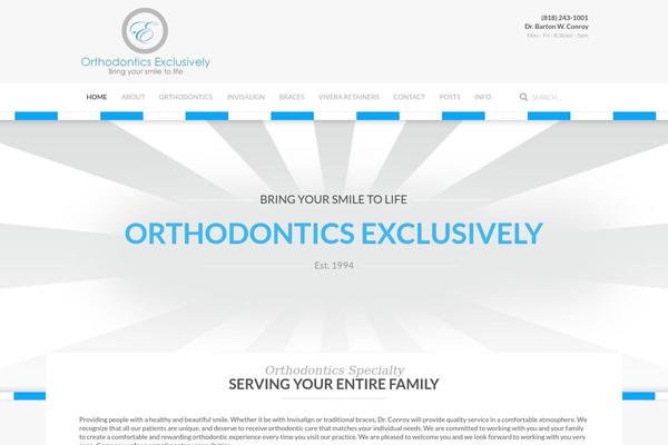 Eat theme site design template sample