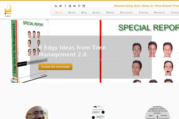 Customizr theme site design template sample
