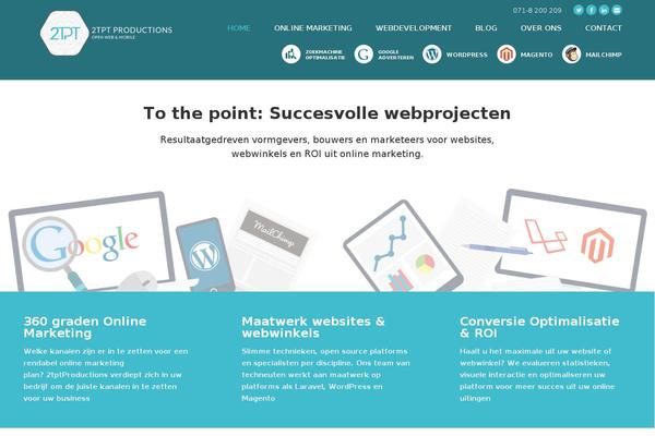 WordPress website screenshot