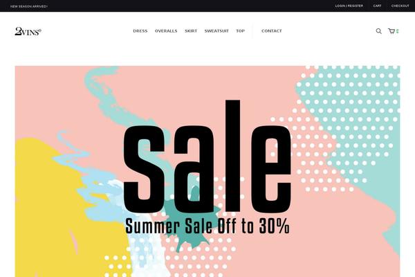 North theme site design template sample