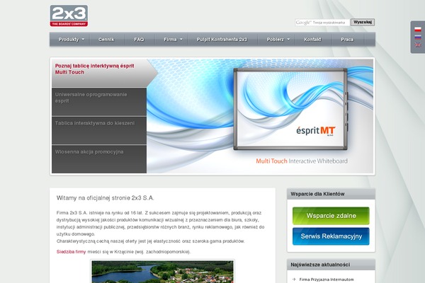 Site using JQuery Mega Menu Widget plugin