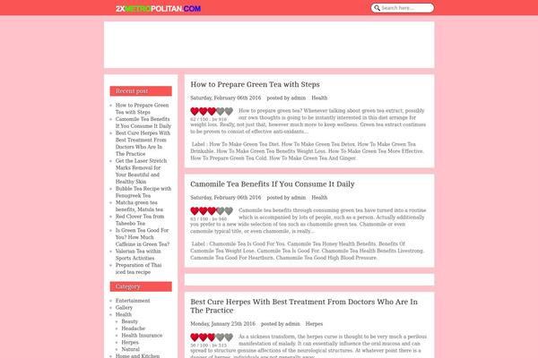 2xmetropolitan.com site used Encun