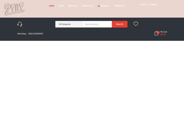 Sneaker theme site design template sample