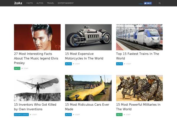 NewsPaper theme site design template sample