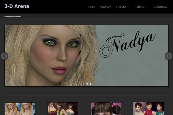 eClipse theme site design template sample