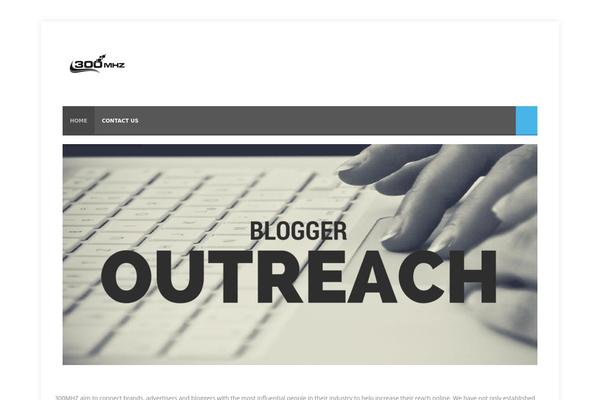 Nyx theme site design template sample