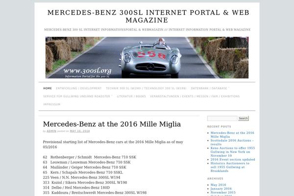 Brunelleschi theme site design template sample