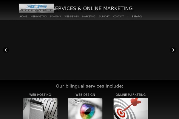 Miami theme site design template sample