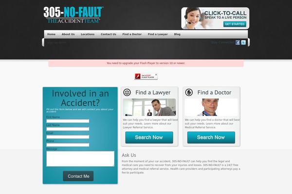 Thunder theme site design template sample