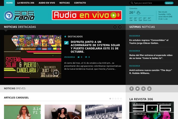 306radio.com site used Forceful-2.0.2