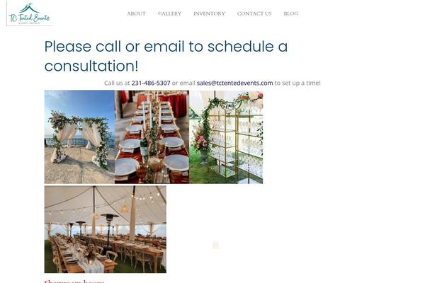 Moments theme site design template sample