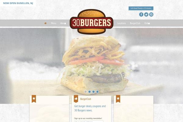 30burgers.com site used Dine & Drink