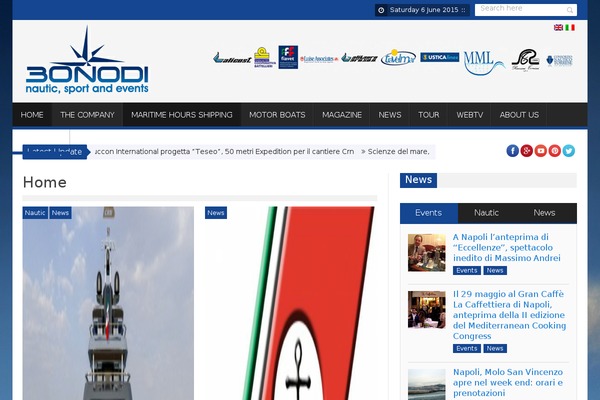 SaladMag theme site design template sample