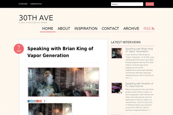 Bueno theme site design template sample